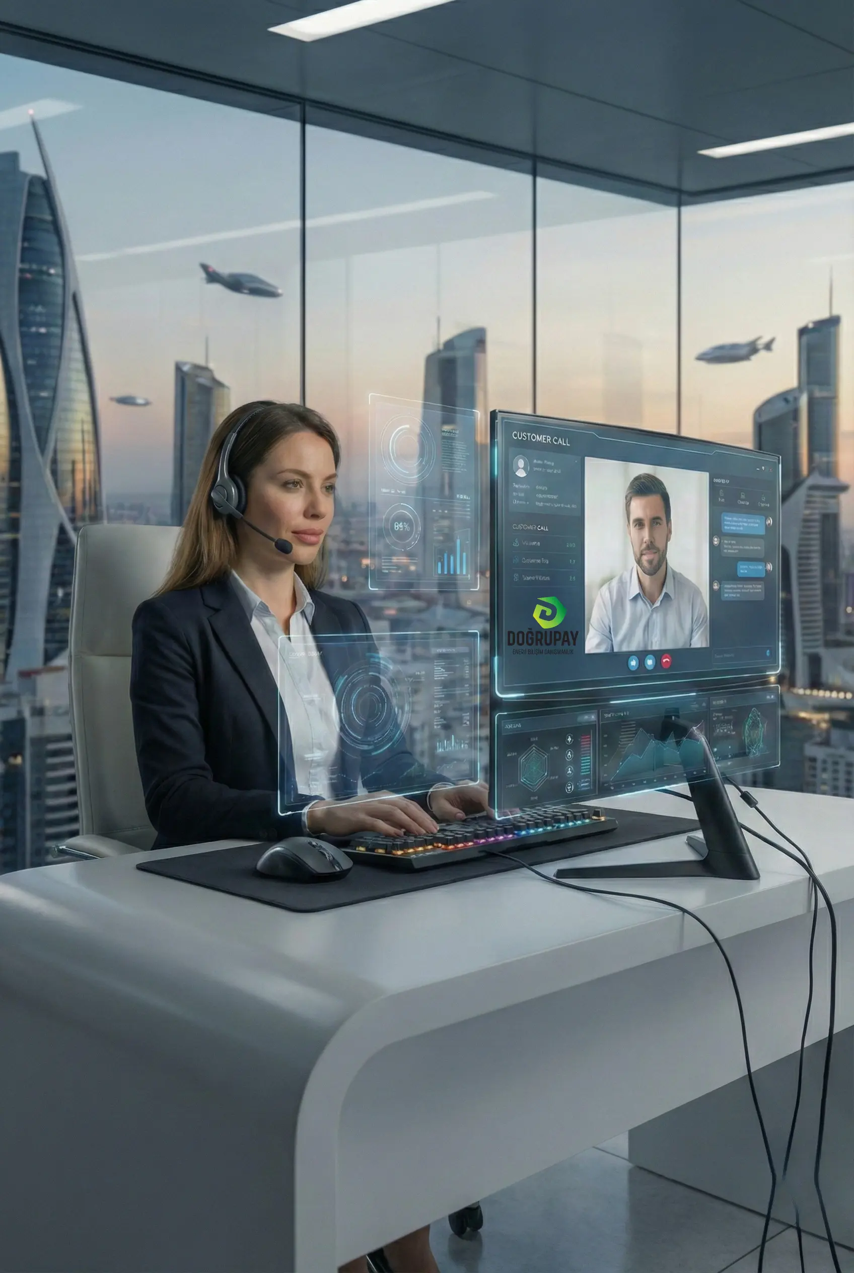 Mobilde DOĞRUPAY ENERJİ dijital ödeme ve tahsilat sistemleri görseli